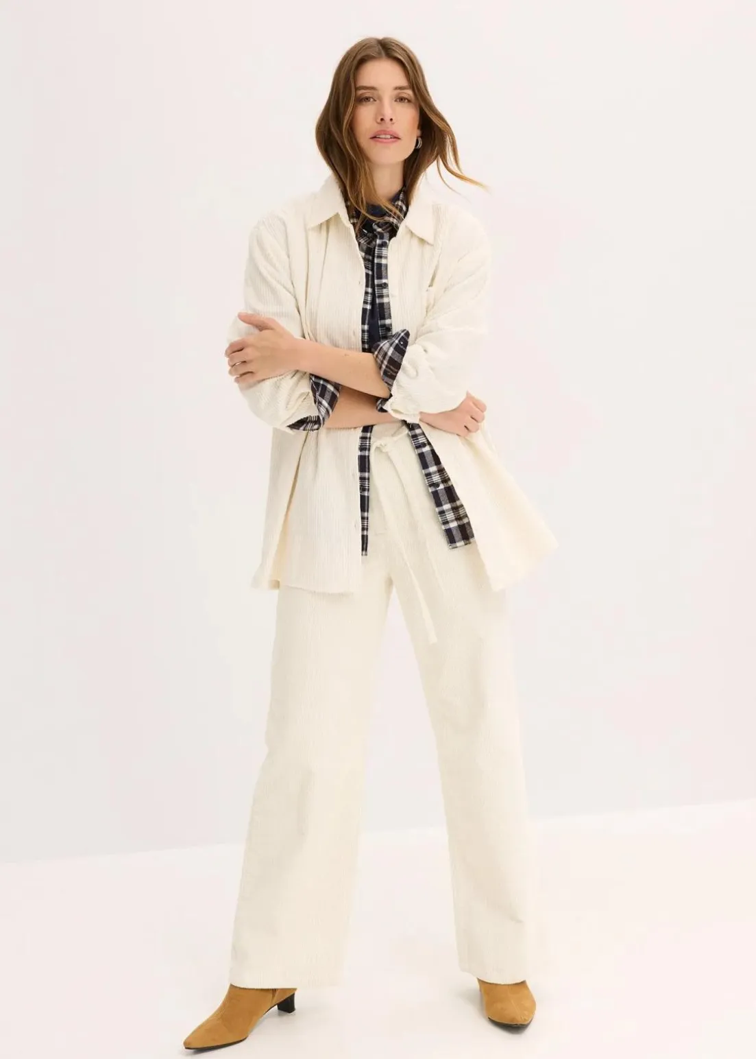 Cordhemd aus reiner Baumwolle