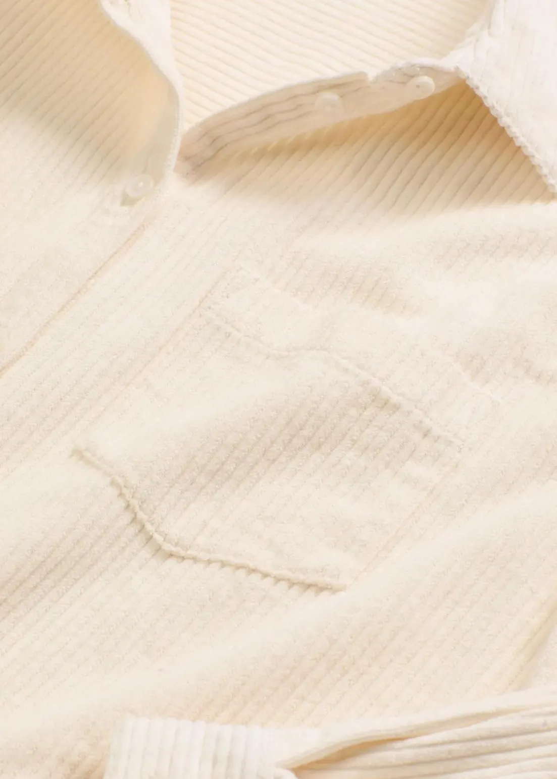 Cordhemd aus reiner Baumwolle