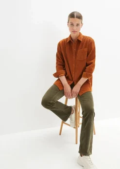 Cordhemd aus reiner Baumwolle