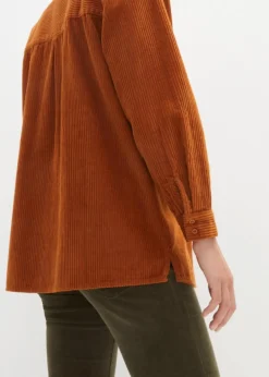 Cordhemd aus reiner Baumwolle