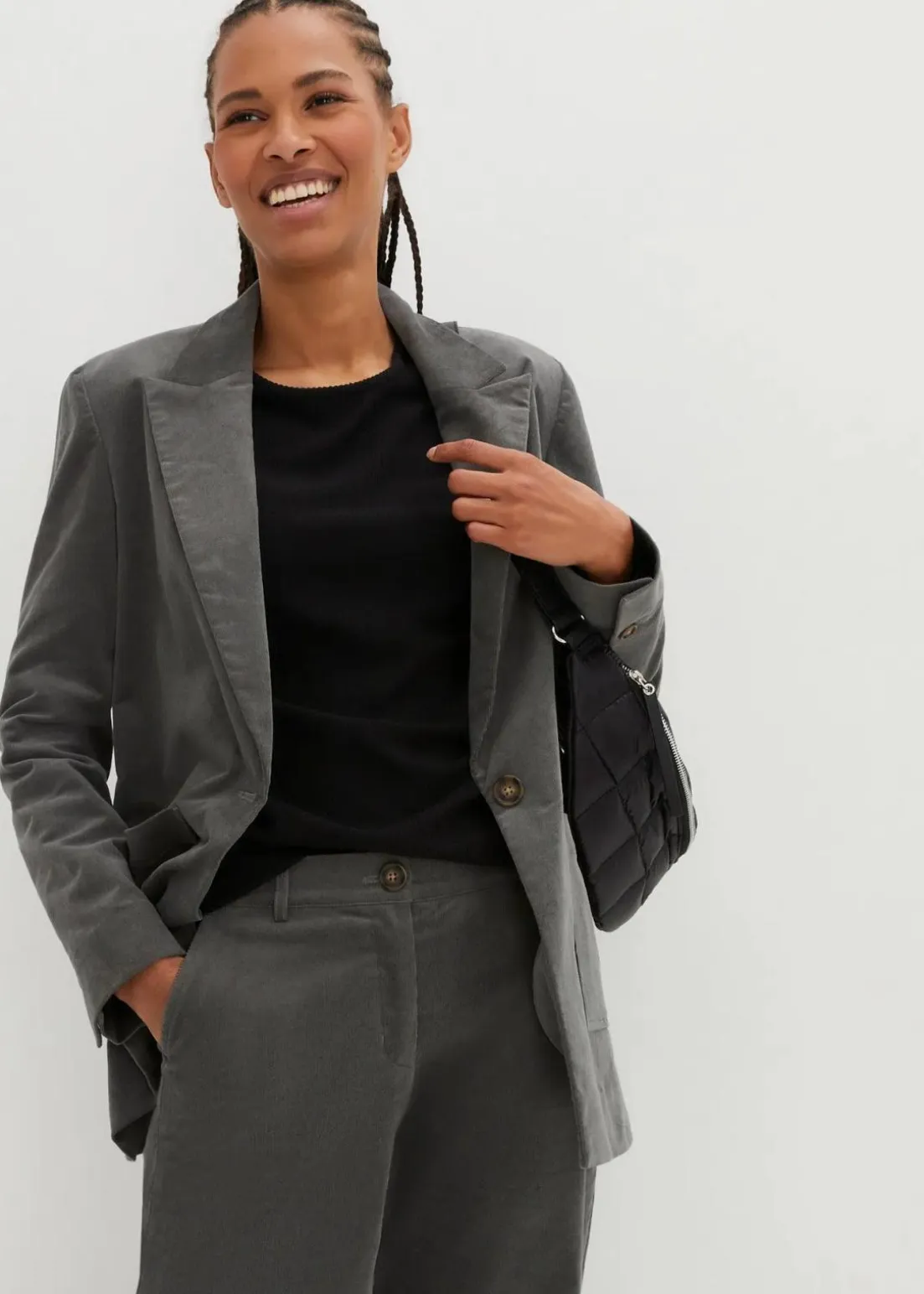 Cordhose aus Bio-Baumwolle mit Stretch