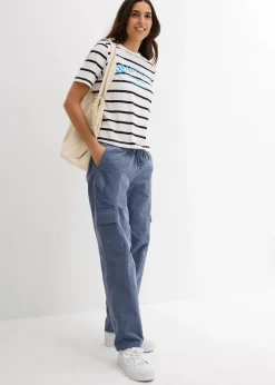 Cordhose im Barrel-Shape