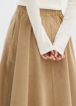 Cordrock aus Baumwoll-Mix