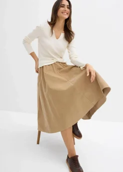 Cordrock aus Baumwoll-Mix