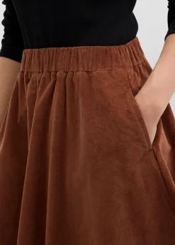 Cordrock aus Baumwoll-Mix