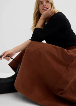 Cordrock aus Baumwoll-Mix