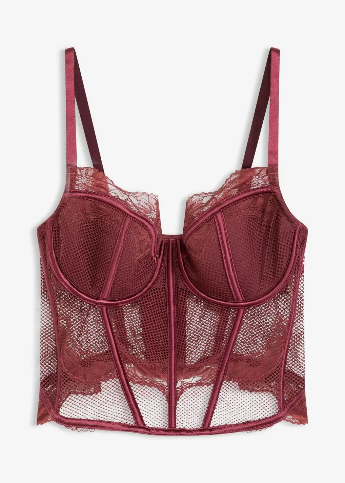 Corsage mit edler Spitze