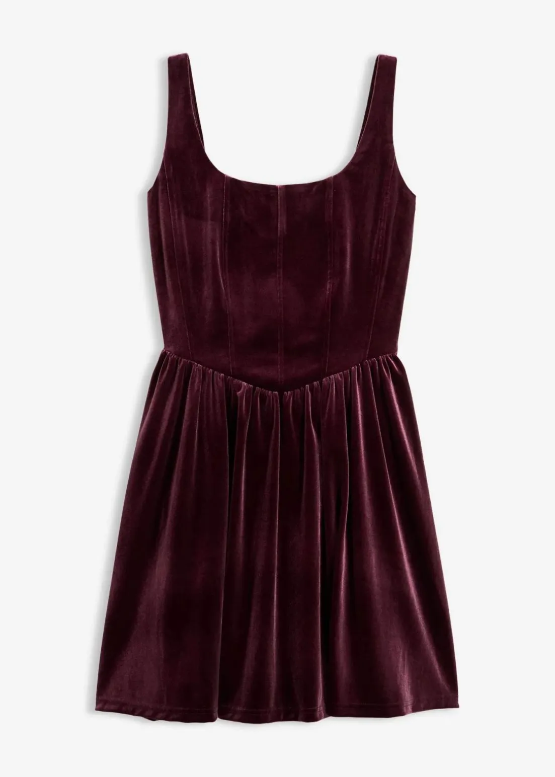 Corsagenkleid aus softem Samt