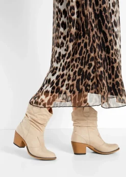 Cowboy-Boots mit Raffung