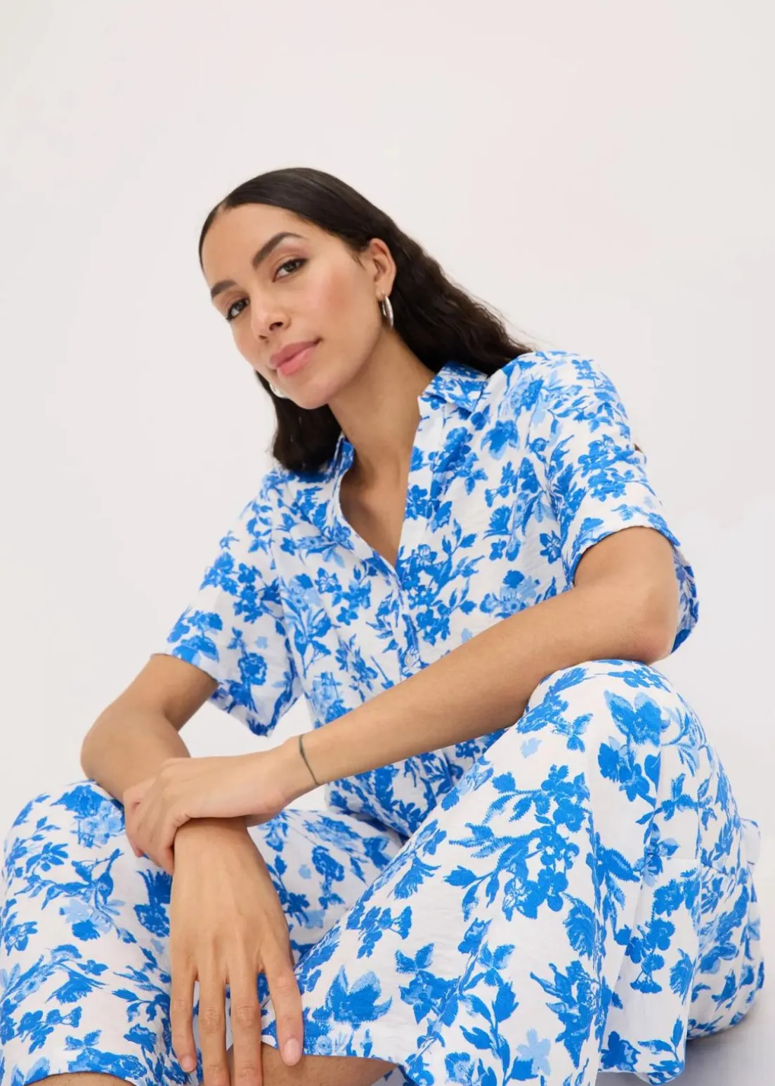 Culotte aus fließendem Viskose-Mix