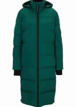 Daunenmantel mit recycelter Daune und isolierender Wärmetechnologie