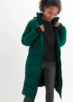 Daunenmantel mit recycelter Daune und isolierender Wärmetechnologie