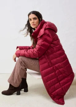 Daunenmantel mit recycelten Daunen