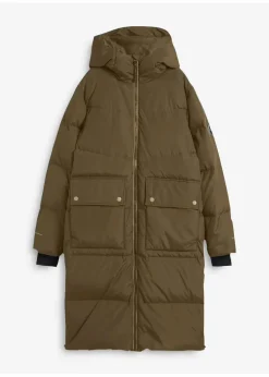 Daunenmantel mit reflektierenden Details