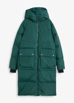 Daunenmantel mit reflektierenden Details