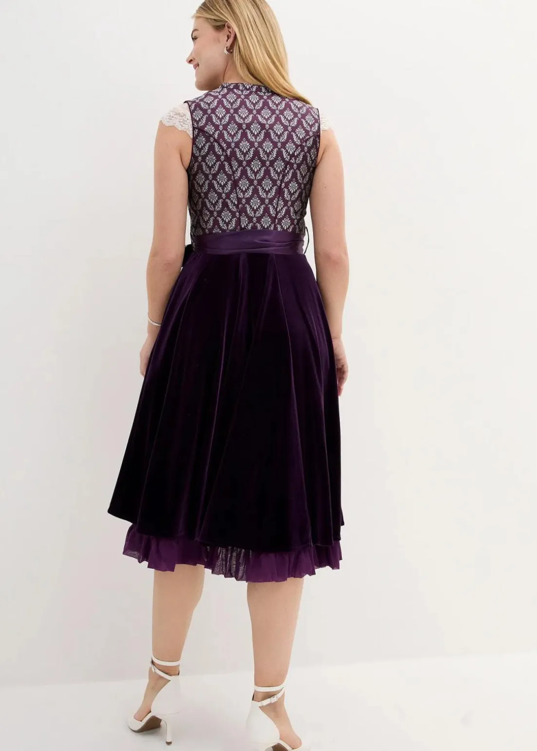 Dirndl mit Jacquard und Stickerei (2-tlg.Set)