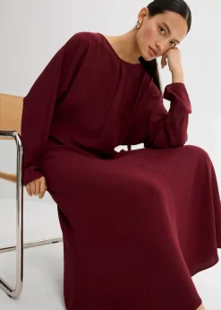 Drapiertes Midikleid