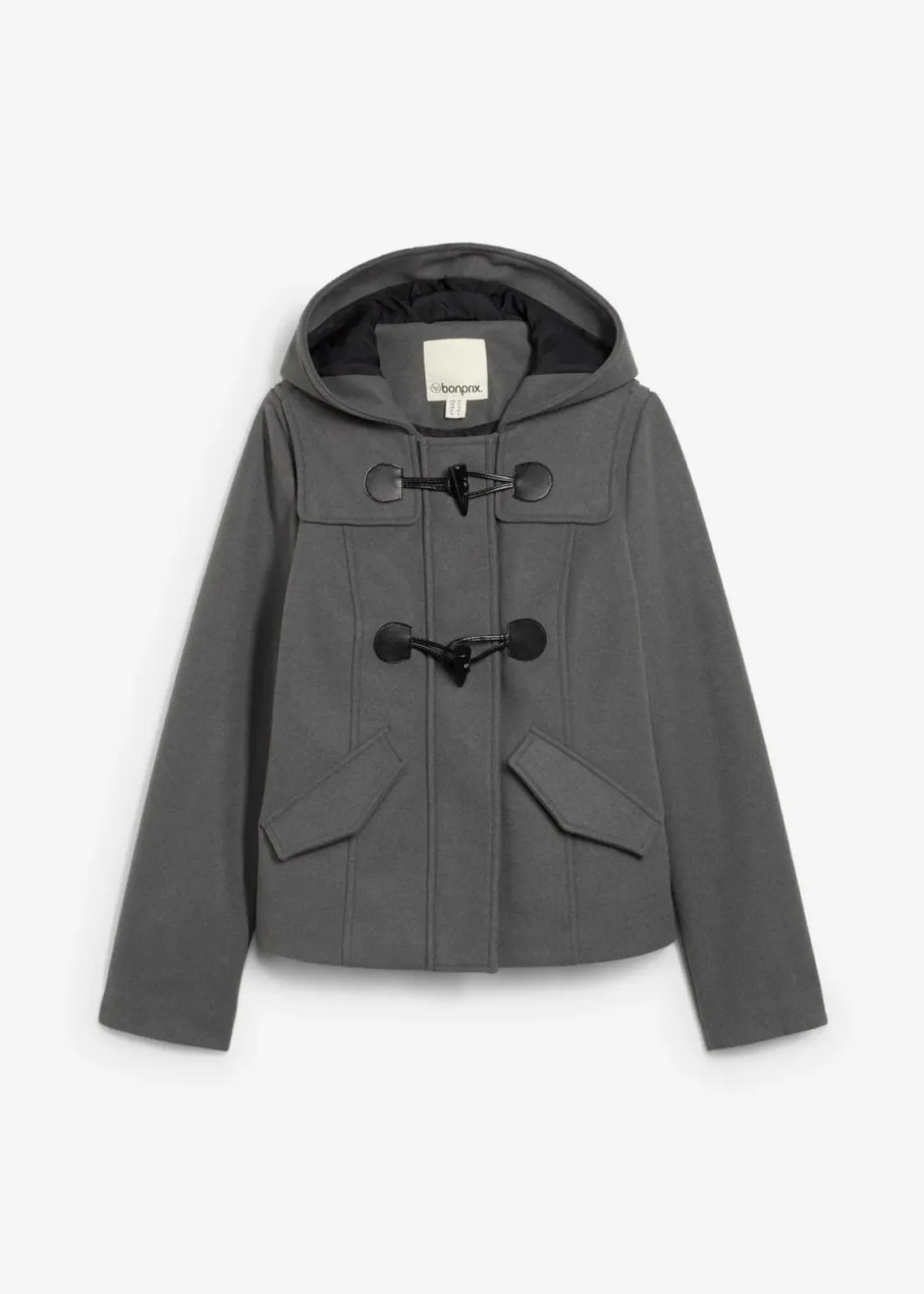 Duffle-Jacke, Wollimitat