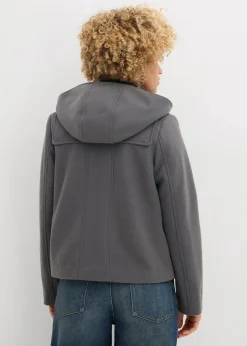 Duffle-Jacke, Wollimitat