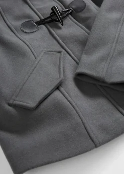 Duffle-Jacke, Wollimitat