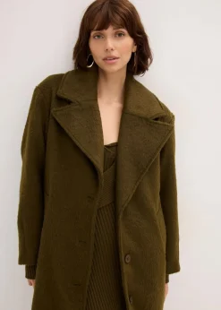 Einreihiger Oversize-Mantel