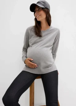 Elastische Umstands-Leggings in Jeansoptik