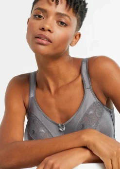 Entlastungs-BH ohne Bügel mit gepolsterten Trägern (2er Pack)