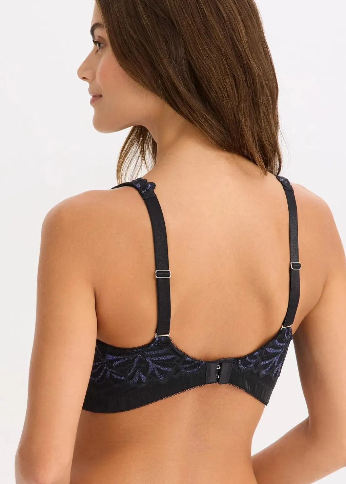 Entlastungs-BH ohne Bügel mit mehrfarbigem Glitzergarn