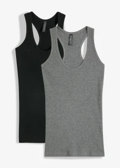 2er-Pack Ripp-Tanktop