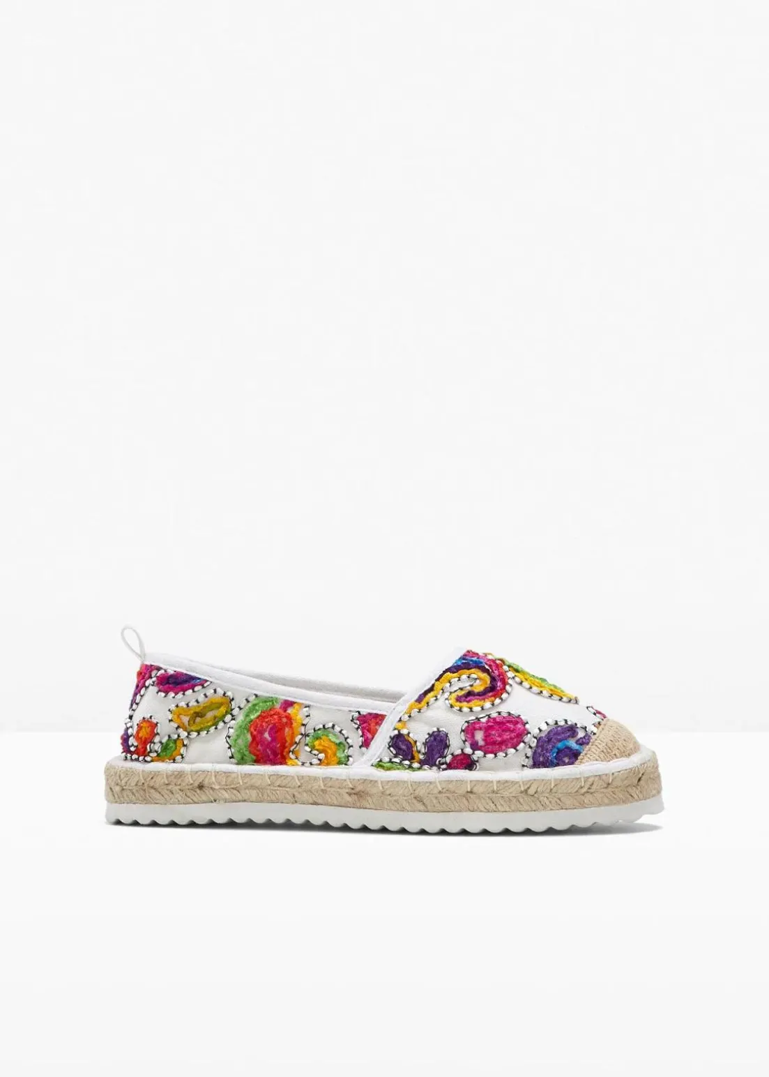 Espadrilles mit Stickerei