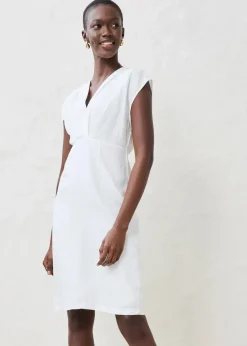 Etuikleid aus reinem Leinen