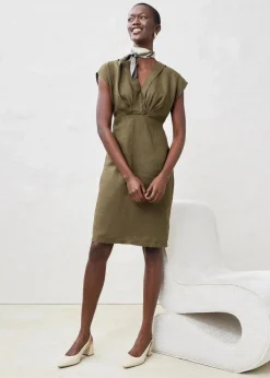 Etuikleid aus reinem Leinen