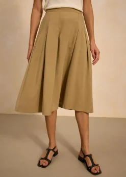 Faltenrock aus softem Viskosemix