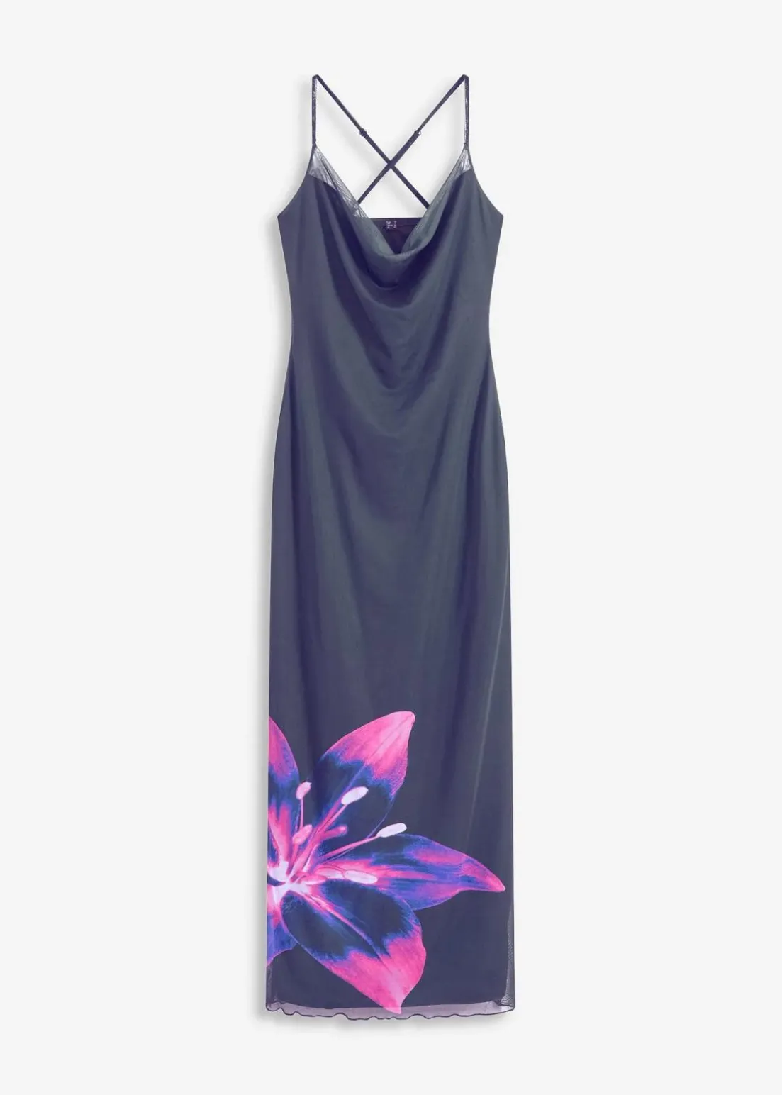 Farbiges Wickelkleid