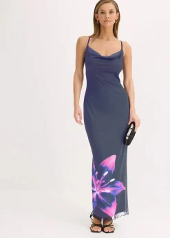 Farbiges Wickelkleid