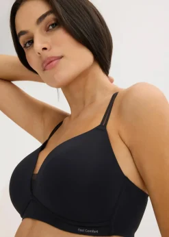 Feel Comfort Schalen-BH ohne Bügel mit Mesheinsatz