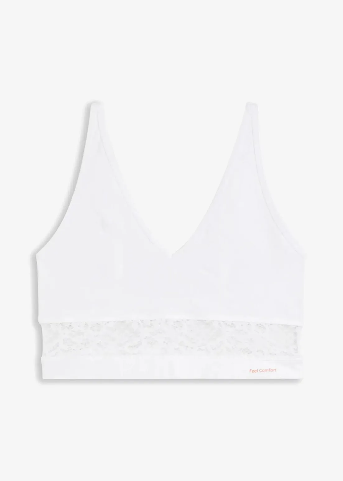 Feel Comfort Seamless Bustier mit zarter Spitze