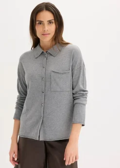 Feinstrick in Hemdoptik