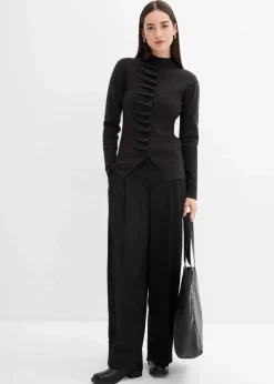 Feinstrickjacke aus softem Viskose-Mix