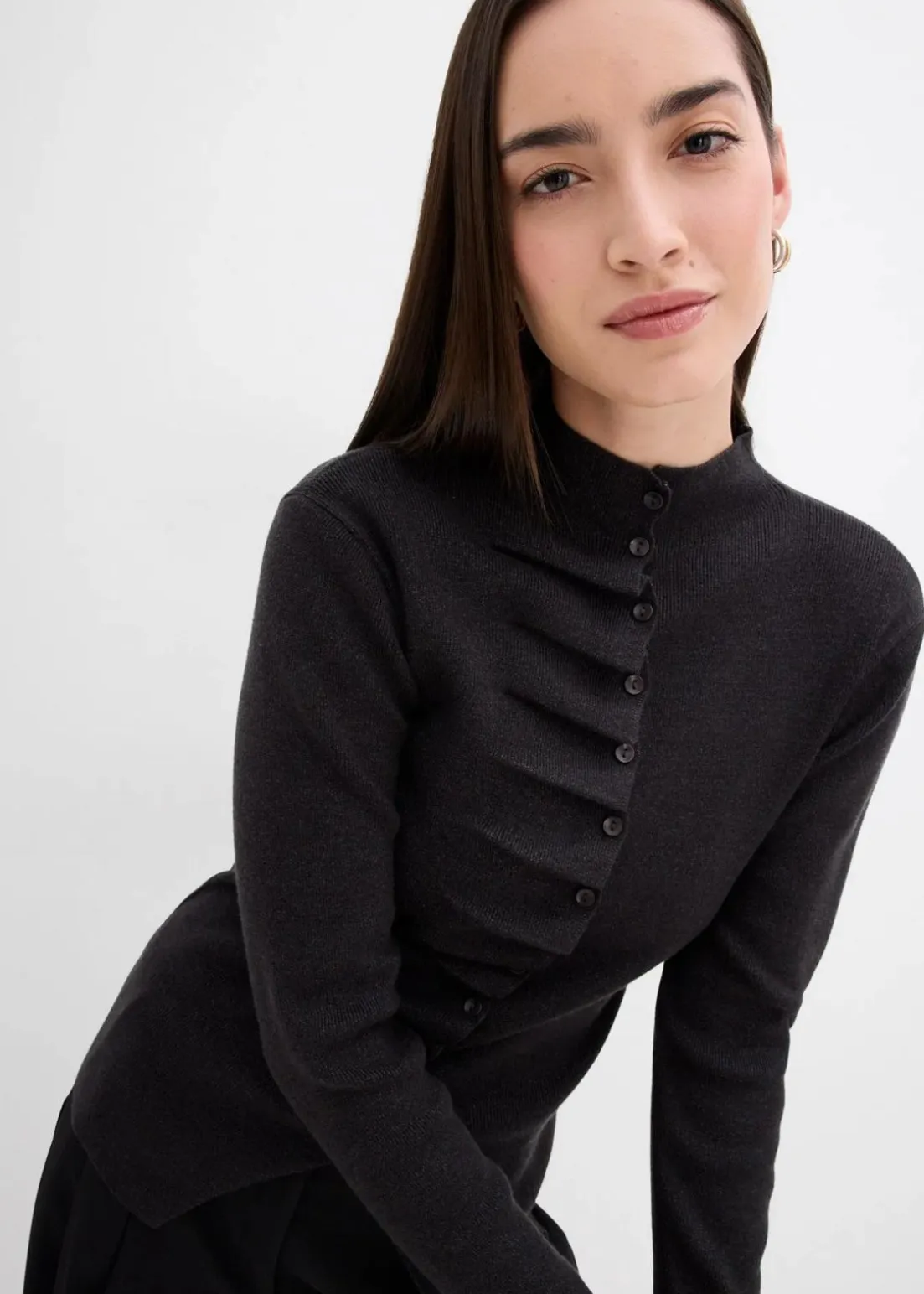 Feinstrickjacke aus softem Viskose-Mix