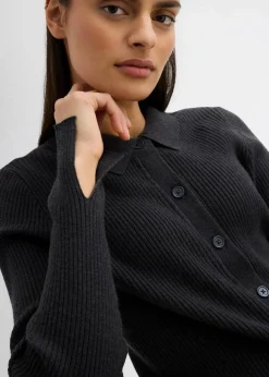 Feinstrickjacke aus Viskose-Mix