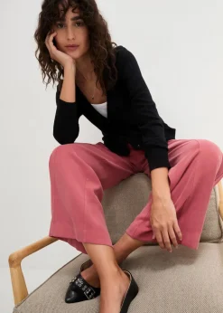 Feinstrickjacke mit Knopfleiste