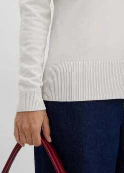 Feinstrickjacke mit Knopfleiste