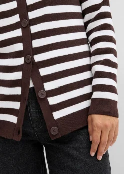 Feinstrickjacke, Rundhals