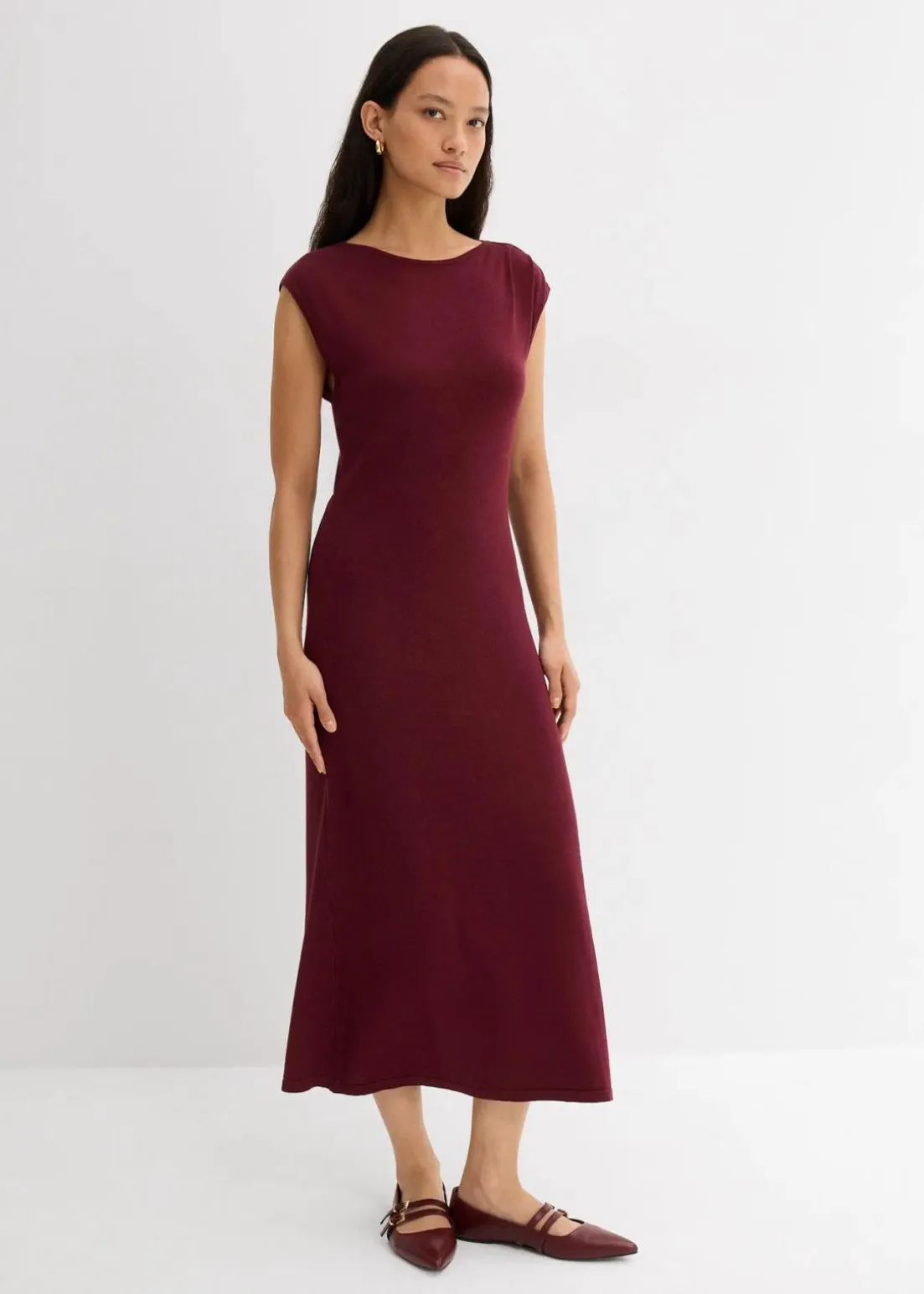 Feinstrickkleid aus Viskose-Mix