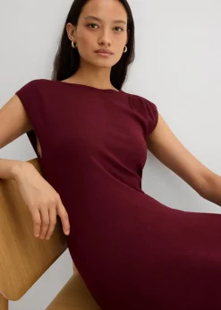 Feinstrickkleid aus Viskose-Mix