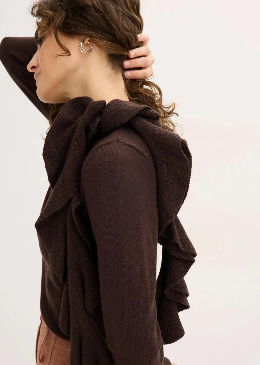 Feinstrickpullover aus fließendem Viskose-Mix