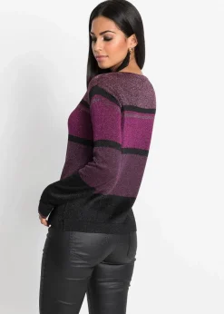 Feinstrickpullover aus Viskose-Mix