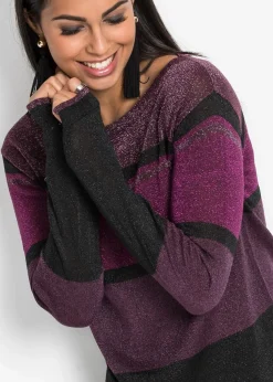 Feinstrickpullover aus Viskose-Mix