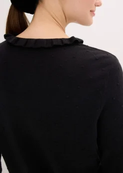 Feinstrickpullover aus Viskose-Mix